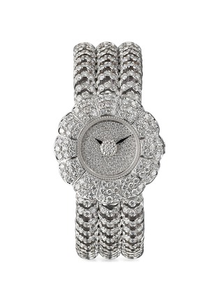 Main View - Click To Enlarge - BUCCELLATI - Elio Milleluci' Diamond 18k White Gold Watch