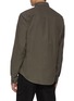 Back View - Click To Enlarge - FRAME - Double Pocket Brushed Cotton Blend Flannel Shirt