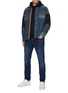 Figure View - Click To Enlarge - FRAME - Whiskering Details Purify L'Homme Dark Wash Skinny Jean