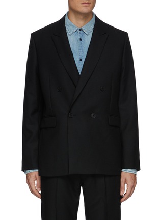 Main View - Click To Enlarge - FRAME - Double Breast Wool Blazer