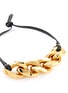 Detail View - Click To Enlarge - JW ANDERSON - Chain Motif Leather Necklace