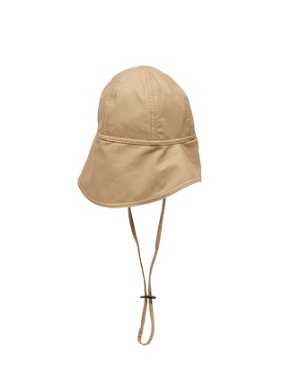 Main View - Click To Enlarge - JIL SANDER - Strapped Water Repellent Textured and Washed Bucket Hat