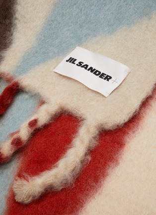 Detail View - Click To Enlarge - JIL SANDER - Wool and Mohair Artisinal Scarf