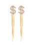 Main View - Click To Enlarge - VENNA - Dollar sign chain fringe drop earrings