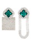 Main View - Click To Enlarge - VENNA - Strass embellished asymmetric earrings