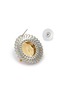 Detail View - Click To Enlarge - VENNA - Crystal pearl layered round stud earrings