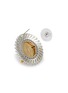 Detail View - Click To Enlarge - VENNA - Crystal pearl layered round stud earrings