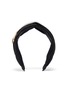 Main View - Click To Enlarge - VENNA - Triangle clip strass embellished knot headband