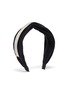 Figure View - Click To Enlarge - VENNA - Triangle clip strass embellished knot headband