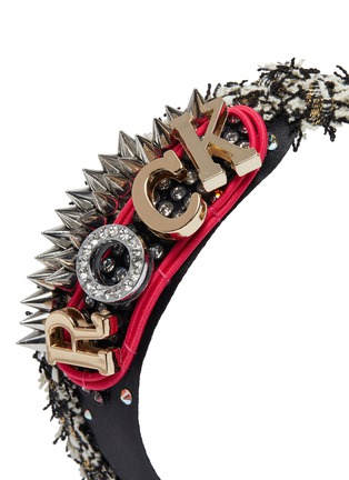 Detail View - Click To Enlarge - VENNA - Studded Rock headband