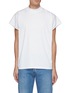 Main View - Click To Enlarge - THE ROW - Duke' Cap Sleeved Crewneck Cotton Top