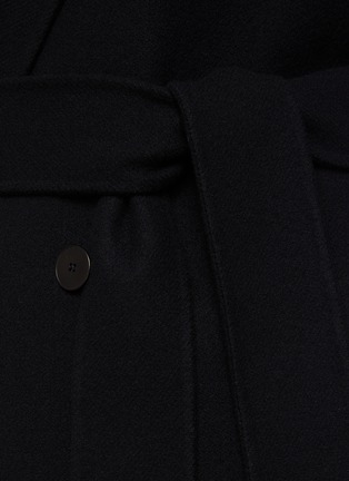  - THE ROW - Ferro' Belted Shawl Collar Wool Blend Double Breasted Coat