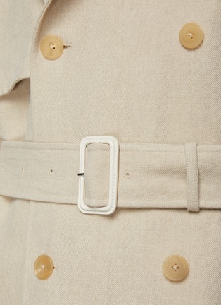  - THE ROW - Omar' Belted Linen Blend Trench Coat