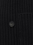  - THE ROW - Delfino' Double Breasted Ribbed Cashmere Merino Wool Blend Knit Blazer