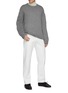 Figure View - Click To Enlarge - THE ROW - Monroe' Straight Leg Jeans