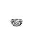 Main View - Click To Enlarge - SPECTRUM - Orbit' hex diamond platinum 18k gold ring