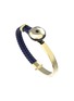 Detail View - Click To Enlarge - SPECTRUM - Gravity' spinel 9k gold leather bracelet