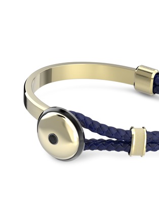Detail View - Click To Enlarge - SPECTRUM - Gravity' spinel 9k gold leather bracelet