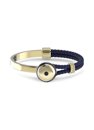 Main View - Click To Enlarge - SPECTRUM - Gravity' spinel 9k gold leather bracelet