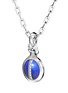 Detail View - Click To Enlarge - SPECTRUM - Orbit' Neptune diamond lapis lazuli platinum pendant