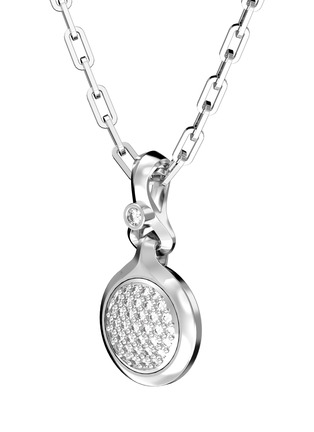 Detail View - Click To Enlarge - SPECTRUM - Diamond Orbit' platinum pendant