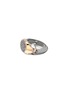 Detail View - Click To Enlarge - SPECTRUM - Orbit' hex diamond platinum 18k rose gold ring