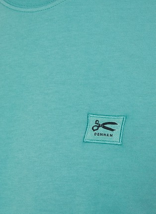  - DENHAM - Logo Patch Garment Dye Jersey T-shirt