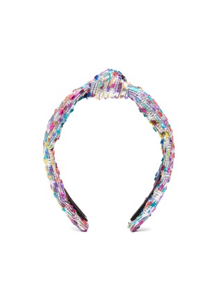 Main View - Click To Enlarge - LELE SADOUGHI - Shimmer yarn knotted kids headband