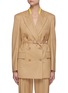 Main View - Click To Enlarge - STELLA MCCARTNEY - Lola' Belted Peak Lapel Wool Double Breasted Blazer