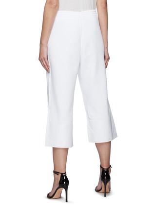 Back View - Click To Enlarge - STELLA MCCARTNEY - Cropped Cotton Sweatpants