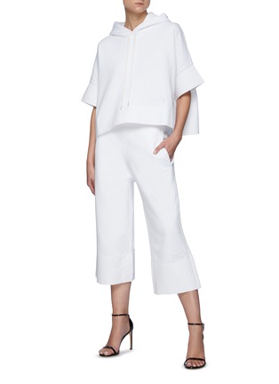 Figure View - Click To Enlarge - STELLA MCCARTNEY - Cropped Cotton Sweatpants