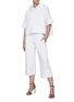 Figure View - Click To Enlarge - STELLA MCCARTNEY - Cropped Cotton Sweatpants