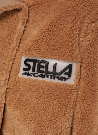  - STELLA MCCARTNEY - Luna' Logo Appliqued Faux Shearling Coat