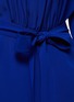  - STELLA MCCARTNEY - 'Olivia' Mandarin Collar Asymmetric Hem Midi Shirt Dress