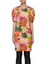 Main View - Click To Enlarge - STELLA MCCARTNEY - 'Malia' Puff Sleeve Floral Print V-neck Midi Dress