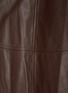  - YVES SALOMON - Lamb Leather A-line Skirt