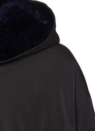  - YVES SALOMON - Reversible Hooded Mink Fur Zip-up Parka