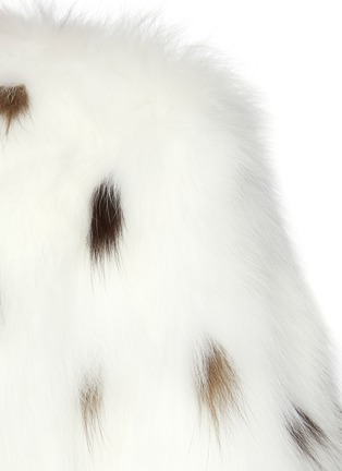  - YVES SALOMON - Lynx Looking Fox Fur Shortened Jacket