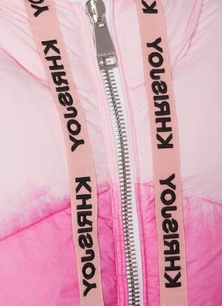  - KHRISJOY - Puff Khris' Drawstring Hooded Tie Dye Puffer Jacket