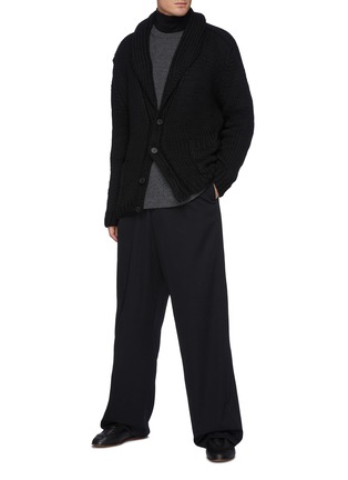 Figure View - Click To Enlarge - THE ROW - Dart' Shawl Collar Cashmere Cardigan