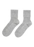 Main View - Click To Enlarge - JOHNSTONS OF ELGIN - Ribbed Ankle Socks
