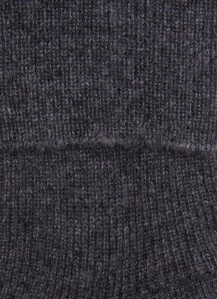 Detail View - Click To Enlarge - JOHNSTONS OF ELGIN - Ribbed Ankle Socks