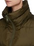 Detail View - Click To Enlarge - YVES SALOMON ARMY - A-Line Down Fox Hood Trim Puffer Jacket