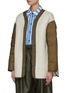 Detail View - Click To Enlarge - ARMY BY YVES SALOMON - Shearling Collar Technical Padded Overshirt