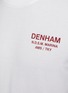  - DENHAM - Morton' Branded Box Print Cotton Crewneck T-Shirt