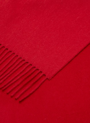 Detail View - Click To Enlarge - JOHNSTONS OF ELGIN - Cashmere Plain Wide Scarf