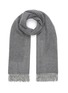 Main View - Click To Enlarge - JOHNSTONS OF ELGIN - Cashmere Contrast Reversible Stole