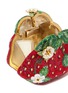 Detail View - Click To Enlarge - JUDITH LEIBER - Floral Strawberry Embellished Clutch