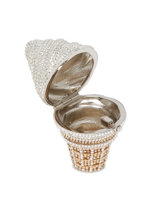 Detail View - Click To Enlarge - JUDITH LEIBER - Ice Cream Cone Pillbox Vanilla' Embellished Bag
