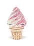 Main View - Click To Enlarge - JUDITH LEIBER - ICE CREAM CONE PILLBOX STRAWBERRY TWIST' Crystal Embellished Bag